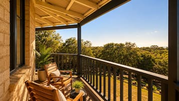 Blick von der Unterkunft