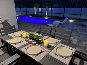 Outdoor pool, a heated pool - Stunning Newly Build Home! with Private Heated Pool!  (Palm Coast)