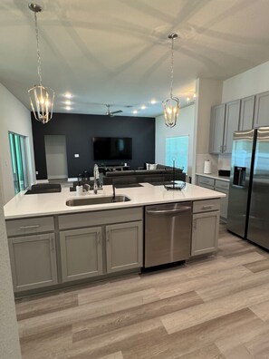 Fridge, microwave, oven, stovetop - Stunning Newly Build Home! with Private Heated Pool!  (Palm Coast)