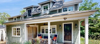 Updated house close to town and beach with patio, AC, and games