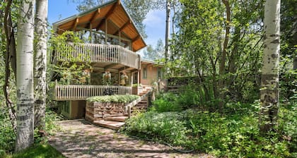 Unique Mountain Home! Spacious Deck & Hot Tub, Large Yard & Balconies with Tranquil Forest Views