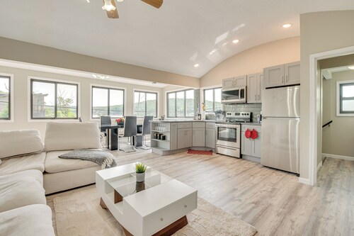 Walk to Harveys Lake! Modern Apt w/ Water Views