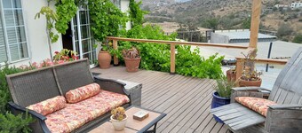 Océano Chalet. La Terraza Vista al Mar