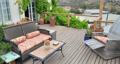 Océano Chalet. La Terraza Vista al Mar