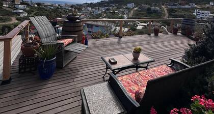 Océano Chalet. La Terraza Vista al Mar
