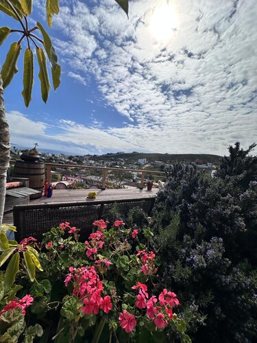 Océano Chalet. La Terraza Vista al Mar