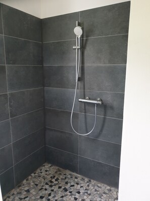 Shower, hair dryer, towels, soap - Altes Forsthaus Laubusch (Lauta)