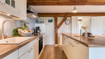 Kühlschrank, Ofen, Herdplatte, Geschirrspüler