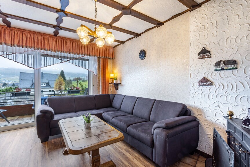 Appartement 'Ferienwohnung Napierski' Met Uitzicht Op De Bergen, Balkon En Wifi - Willingen