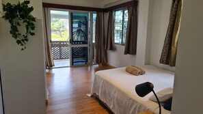 Familie appartement, 3 slaapkamers, toegang tot zwembad, op benedenverdieping | Select Comfort-bedden, individueel gedecoreerd, individueel gemeubileerd