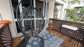 Appartement Familial, 3 chambres, accÚs piscine, rez-de-chaussée | Terrasse/Patio