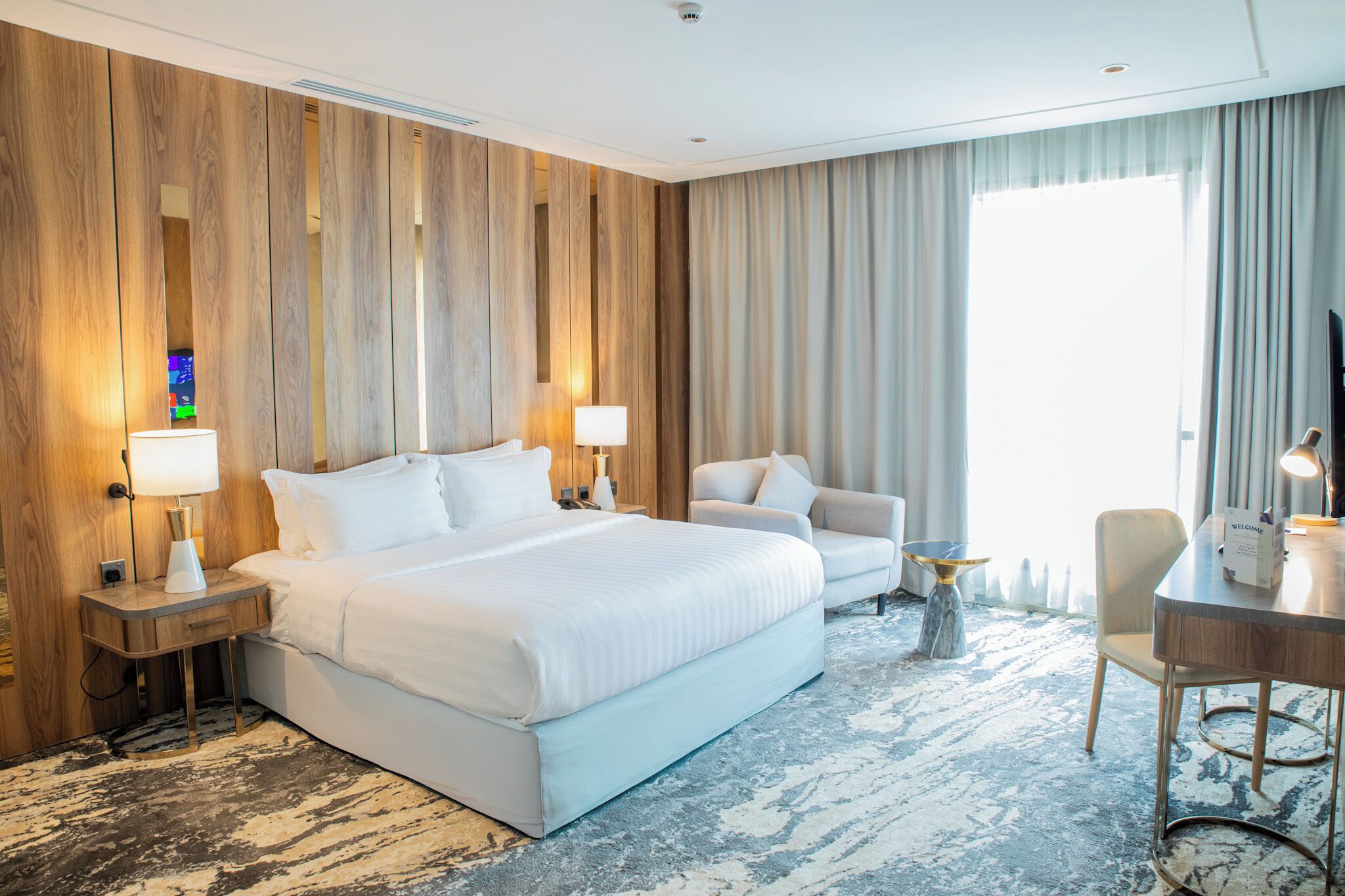 In-room safe, blackout curtains, soundproofing, iron/ironing board