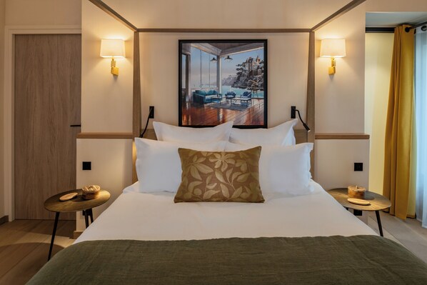 Fjölskyldusvíta | Rúmföt af bestu gerð, dúnsængur, rúm með memory foam dýnum