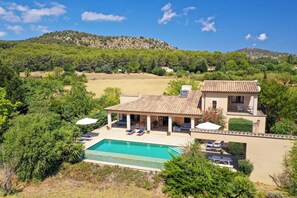Exterior - Finca MARA,  Pool, view, quiet location, 3 bedrooms A/C, 2 bathrooms, WIFI (IB)