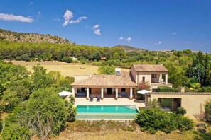 Exterior - Finca MARA,  Pool, view, quiet location, 3 bedrooms A/C, 2 bathrooms, WIFI (IB)