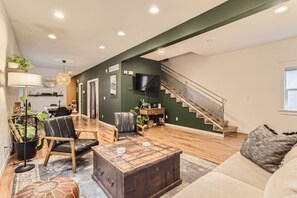 TV connectée, cheminée