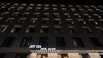 Front of property – evening/night