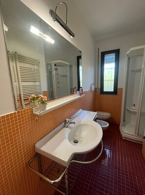 Ducha, secador de pelo, bidet