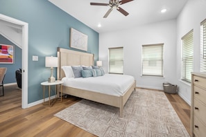 4 bedrooms, iron/ironing board, travel crib, free WiFi