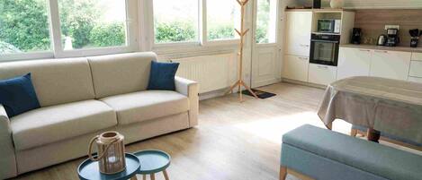 Smart TV, video games, table football, ping pong