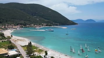 Beach nearby, white sand