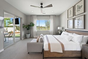3 bedrooms, desk, iron/ironing board, free WiFi