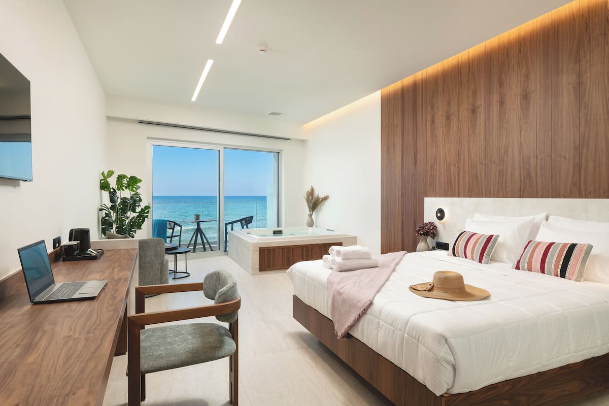 In-room safe, desk, laptop workspace, soundproofing