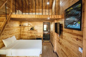 1 habitación, minibar, wifi gratis y ropa de cama 