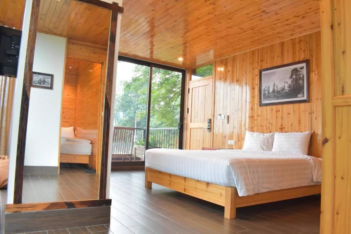 Quarto triplo conforto, vista para a montanha | 1 quarto, frigobar, Wi-Fi de cortesia, roupa de cama