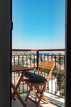 Luxury Triple Room, Sea View | Terrace/patio