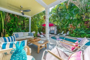 Terrace/patio - The LUXE Colony House on Croton - Palm Beach (West Palm Beach)