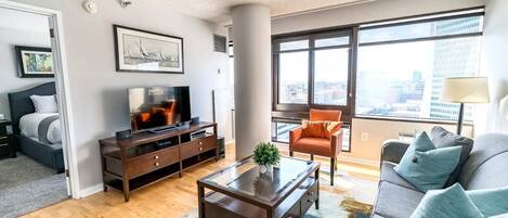 Televisie en een kantoor