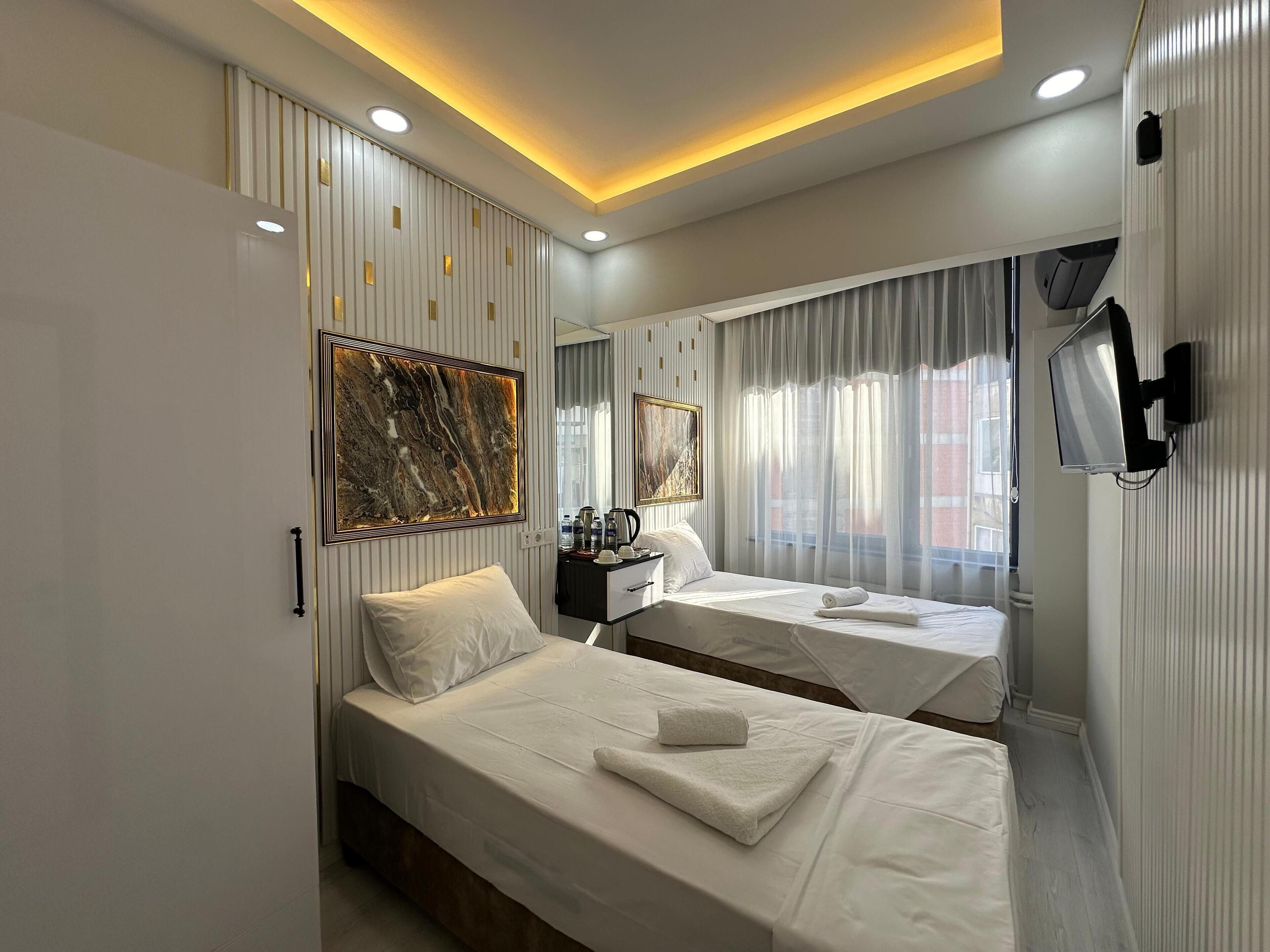 Phòng 2 giường đơn Economy | Trang trí khác biệt, trang bị nội thất với thiết kế riêng biệt 