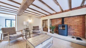 TV connectée, cheminée