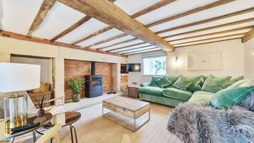 TV connectée, cheminée