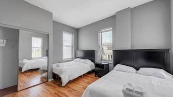 3 chambres, fer et planche à repasser, Wi-Fi, draps fournis