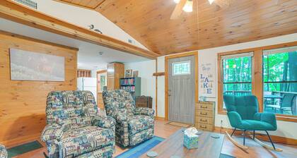 Rustic Michigan Lakeside Cabin w/ Private Dock!