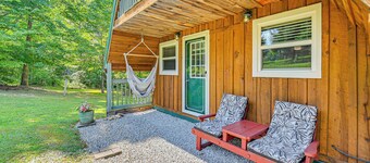 5 Mi to Cave Run Lake: Wellington Cabin w/ Deck!