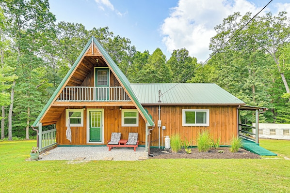 House (3 Bedrooms) | Front of property - 5 Mi to Cave Run Lake: Wellington Cabin w/ Deck! (Wellington)
