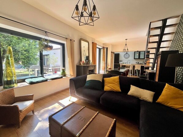 Living area - Villa Rochelaise Proche de la Plage (La Rochelle)