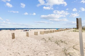 On the beach