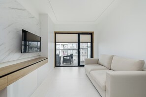 Lägenhet - 1 sovrum - balkong - vid stranden | Vardagsrum