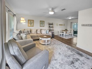 Living area - Wanna Go Back 3 Bedroom Home by RedAwning (Panama City Beach)