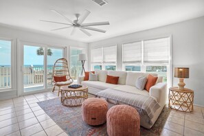 Living area - Bask 2 Bedroom Condo by RedAwning (Panama City Beach)