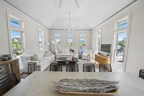 House, 3 Bedrooms | Living area | Smart TV - Seaside Serenity 3 Bedroom Home by RedAwning (Panama City Beach)