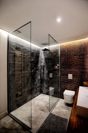 Shower, hair dryer, towels, soap - Town Hall Square Apartment. Best Location in Town! (Tallinn)