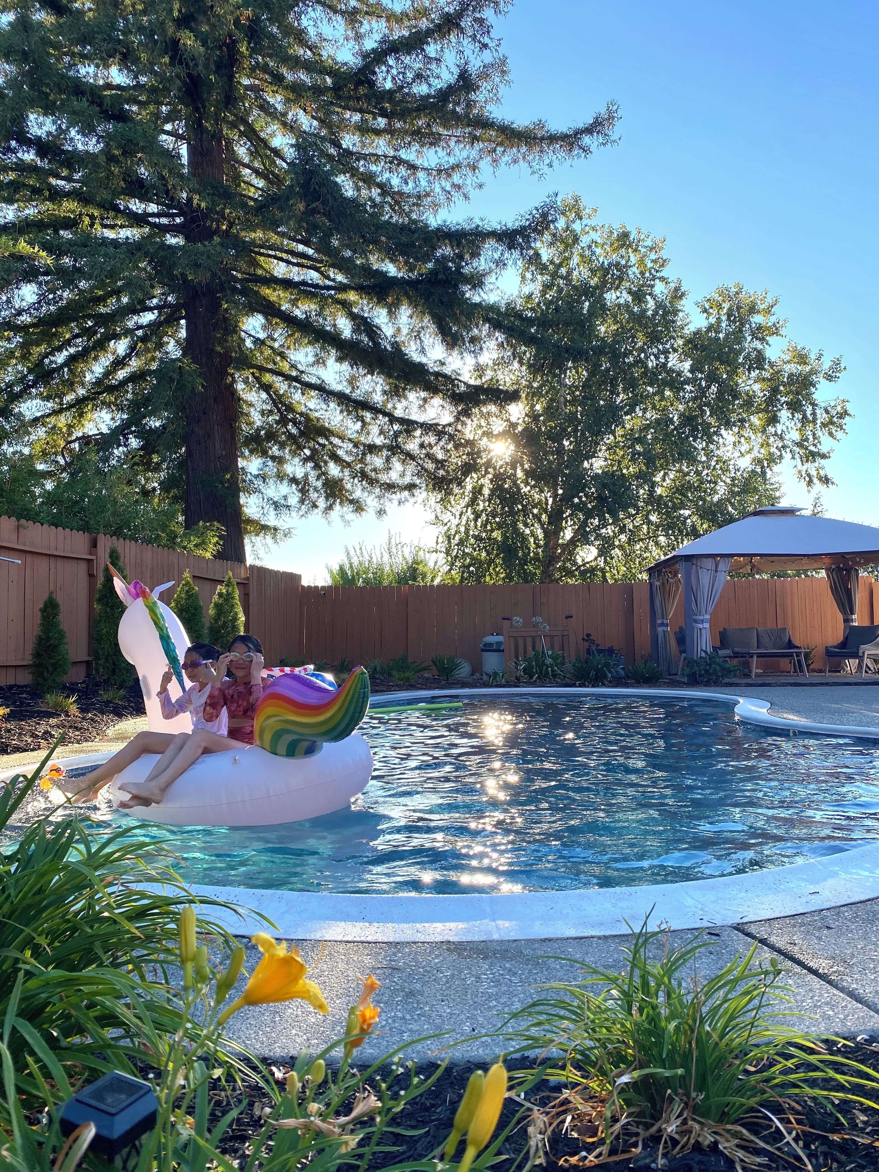 Alberca al aire libre 