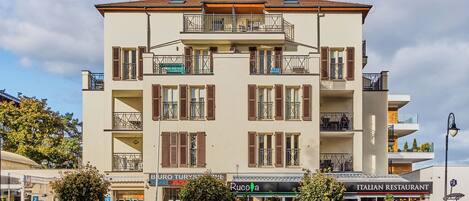 Overnatningsstedets facade