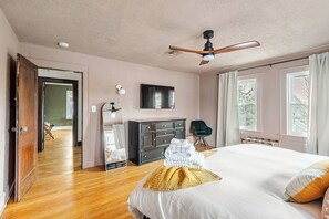 5 chambres, fer et planche à repasser, Wi-Fi, draps fournis