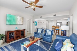 TV - Silver Shells St Lucia 503 – Beachfront, Hot Tub + Community Pool, Playground! (Destin)